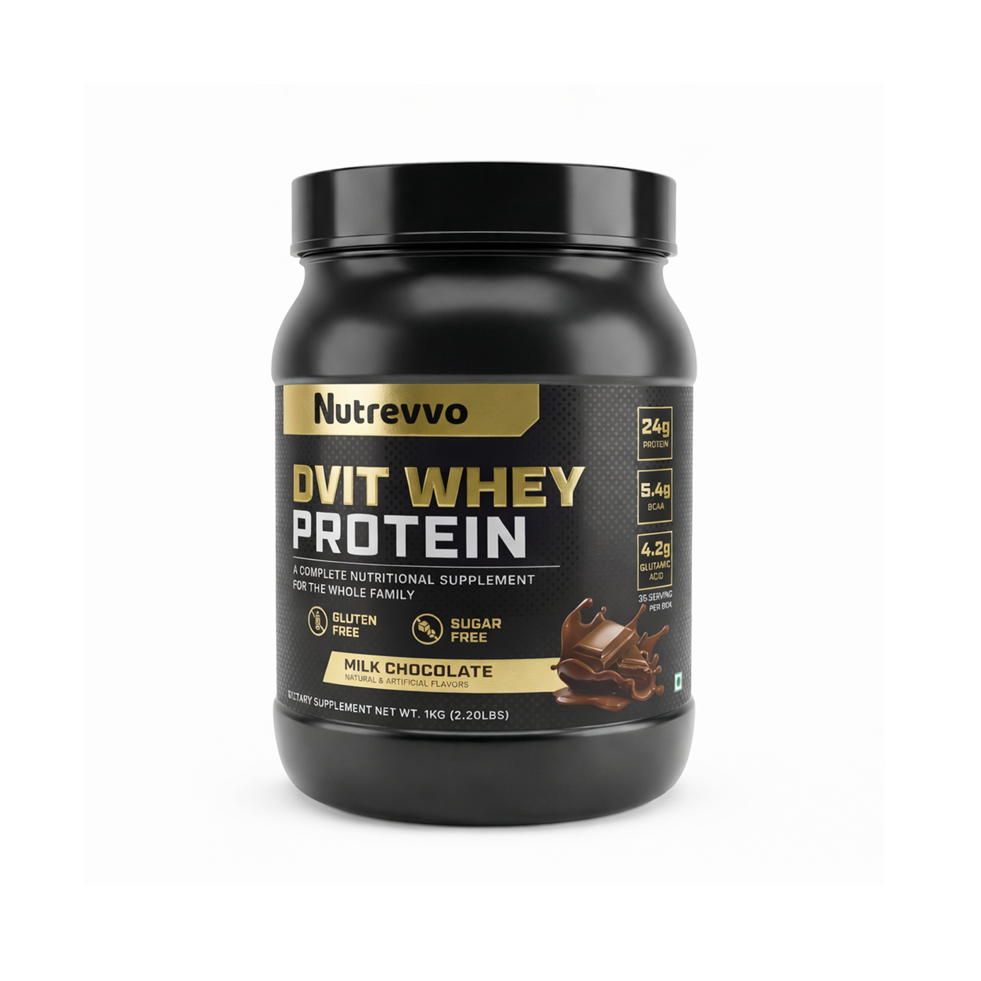 DVIT WHEY PROTEIN - Premium Muscle Building & Recovery Supplement