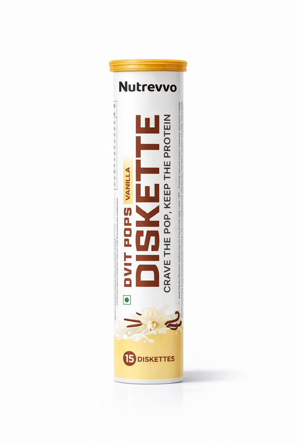 DVIT POPS DISKETTE - Easy Chewable Daily Protein & Multivitamin Support